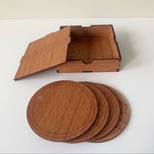 Wood Chuck Coaster Set of 4